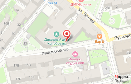 Танцевальная студия Мир танго на улице Ленина на карте