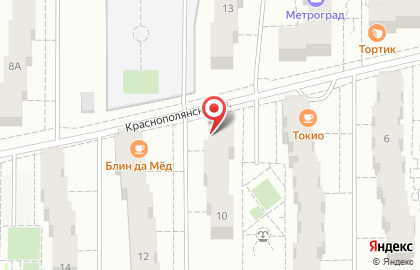 Магазин KekS & KrenDel на Краснополянской улице на карте