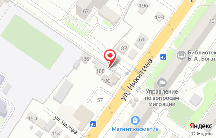 Киоск фастфудной продукции в Октябрьском районе на карте