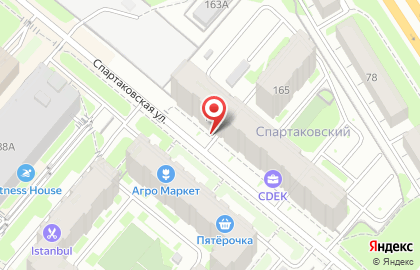 Салон красоты Стиль на Спартаковской улице на карте