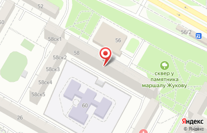 IT-компания Эпсилон на проспекте Маршала Жукова на карте