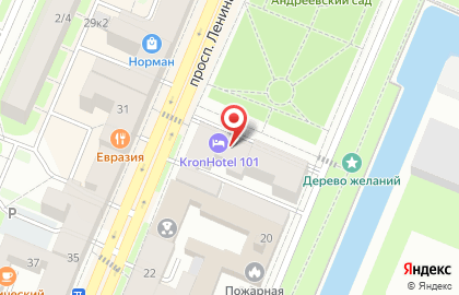 Хостел 101 на карте