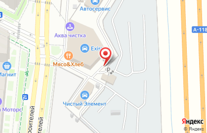 Автостоянка в Санкт-Петербурге на карте