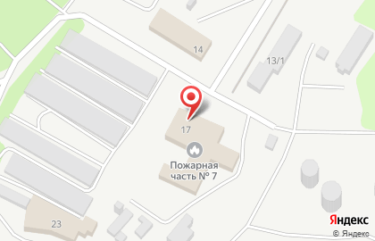 Пожарная часть №7 24 отряд ФПС ГПС по Кемеровской области (договорной) на карте