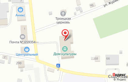 Дом культуры в Барнауле на карте