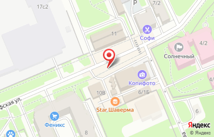 Магазин овощей и фруктов в Петроградском районе на карте