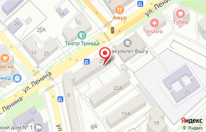 Химчистка на Шимановской в Центральном районе на карте