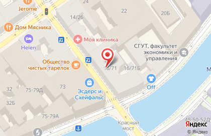 Связист на Гороховой улице на карте