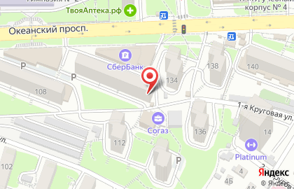 Почта России во Владивостоке на карте