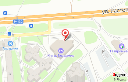 Банкомат МосОблБанк на улице Растопчина на карте