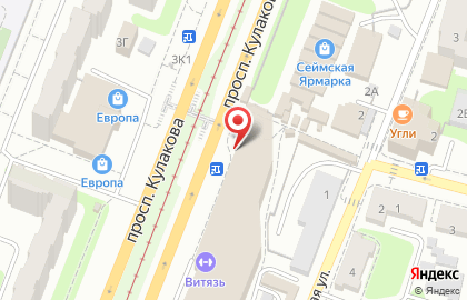 Фирменный салон МегаФон на Харьковской улице на карте