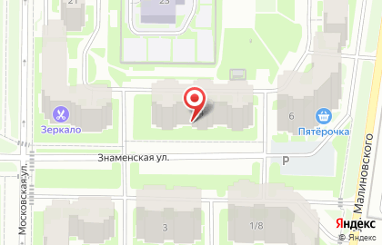 Солнышко на Знаменской улице на карте