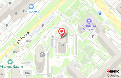 Магазин Сельские Зори на улице Весны на карте