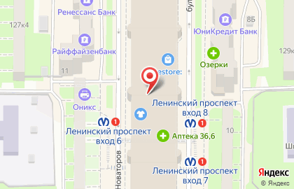 Презенталь на Ленинском проспекте на карте