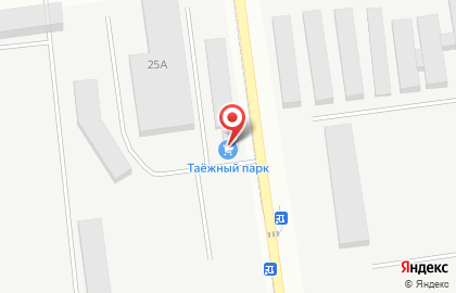 Таежный парк на карте