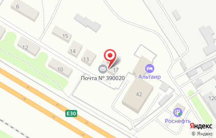 Почта России в Рязани на карте