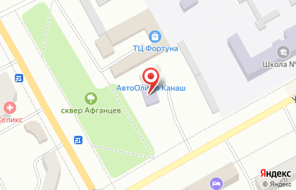 Магазин автотоваров АвтоОлимп Канаш на карте