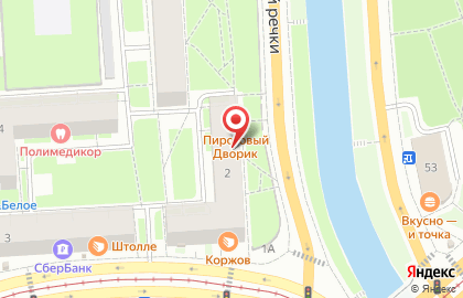 Магазин пива Пивной стандарт на метро Чёрная речка на карте