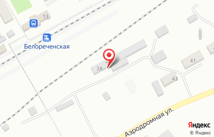 Торговая компания Цветкoff на Аэродромной улице на карте