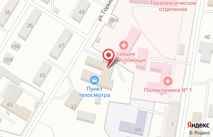 Пункт технического осмотра в Ленинск-Кузнецком на карте