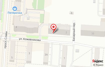 Нейл-бар Trendy на улице Кожевникова на карте