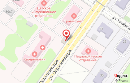 Часовня Иверской иконы Божией Матери на улице Орджоникидзе на карте