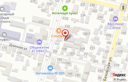 Кватра в Центральном районе на карте