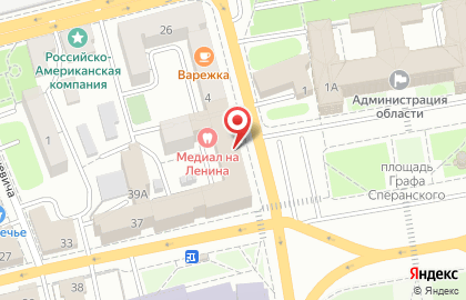 Торговый дом КАРС на улице Ленина на карте