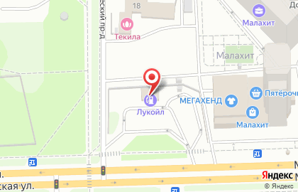 ЛУКОЙЛ-Уралнефтепродукт на Московской улице на карте