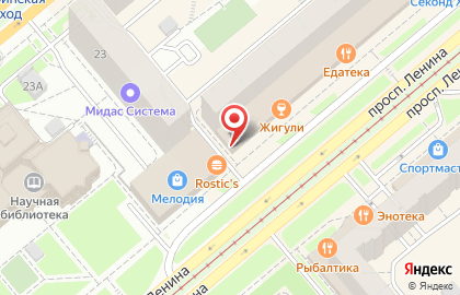 Торговая компания Элвес в Октябрьском районе на карте