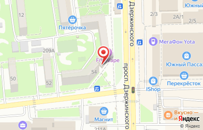 Студия красоты Шелк на проспекте Дзержинского на карте