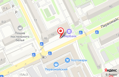 Цветочный салон Букетто на Первомайской улице на карте