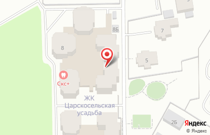 Стоматологическая клиника Столяровой в Пушкине в Пушкине на карте