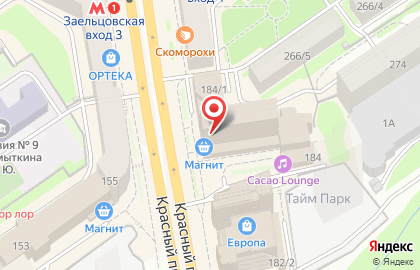 Банк Уралсиб в Новосибирске на карте