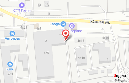 Автомойка самообслуживания Cooga на Южной улице на карте