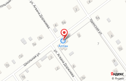 Продуктовый магазин Алтан в Улан-Удэ на карте