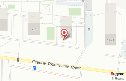 Магазин по продаже овощей и фруктов в Тюмени на карте