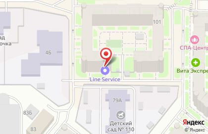 Сервисный центр Line Service на карте