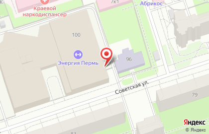 Автостоянка в Перми на карте
