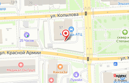 ООО Транссервис на улице Копылова на карте