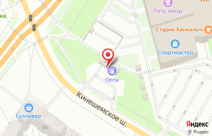 АЗС в Костроме на карте