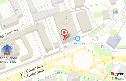 Столовая Спартак на карте