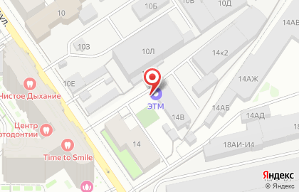 Торговая компания ЭТМ в Московском районе на карте