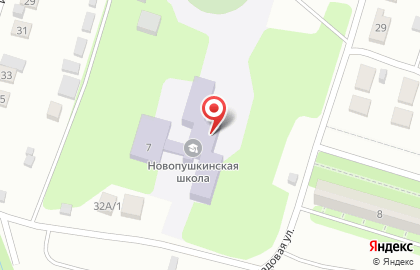 Средняя общеобразовательная школа пос. Новопушкинское на карте