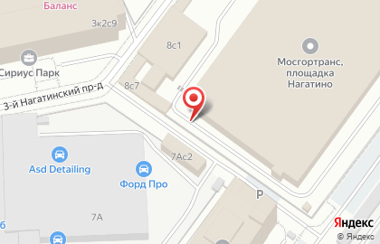 Щит-А в Хлебозаводском проезде на карте