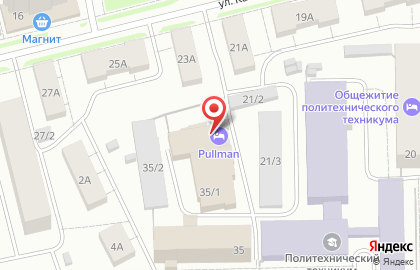 Pullman hostel на карте