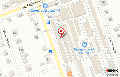 Салон МебелиВоз на улице Гагарина на карте