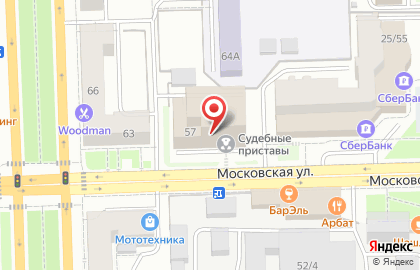 Специализированный отдел судебных приставов по обеспечению установленного порядка деятельности судов на карте