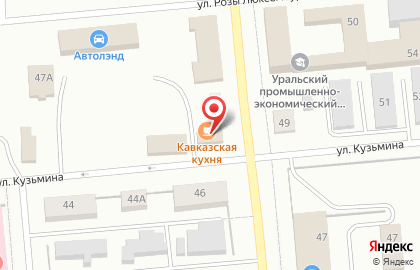 Магазин-склад АвтоЛэнд на улице Кузьмина на карте