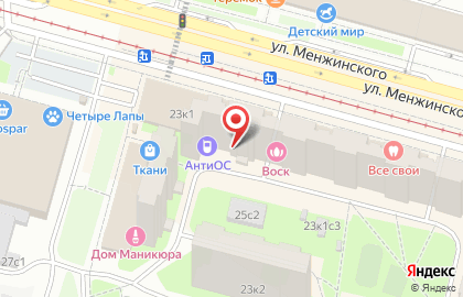 Салон красоты Серебро в Бабушкинском районе на карте